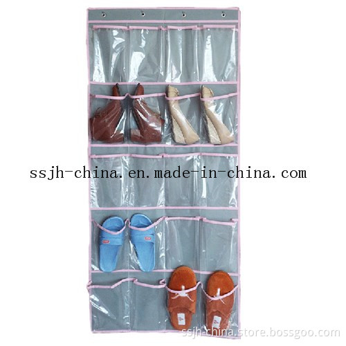 Grey 1 Side Shoes Organizer with PVC Pocket (TN-SBX 316)